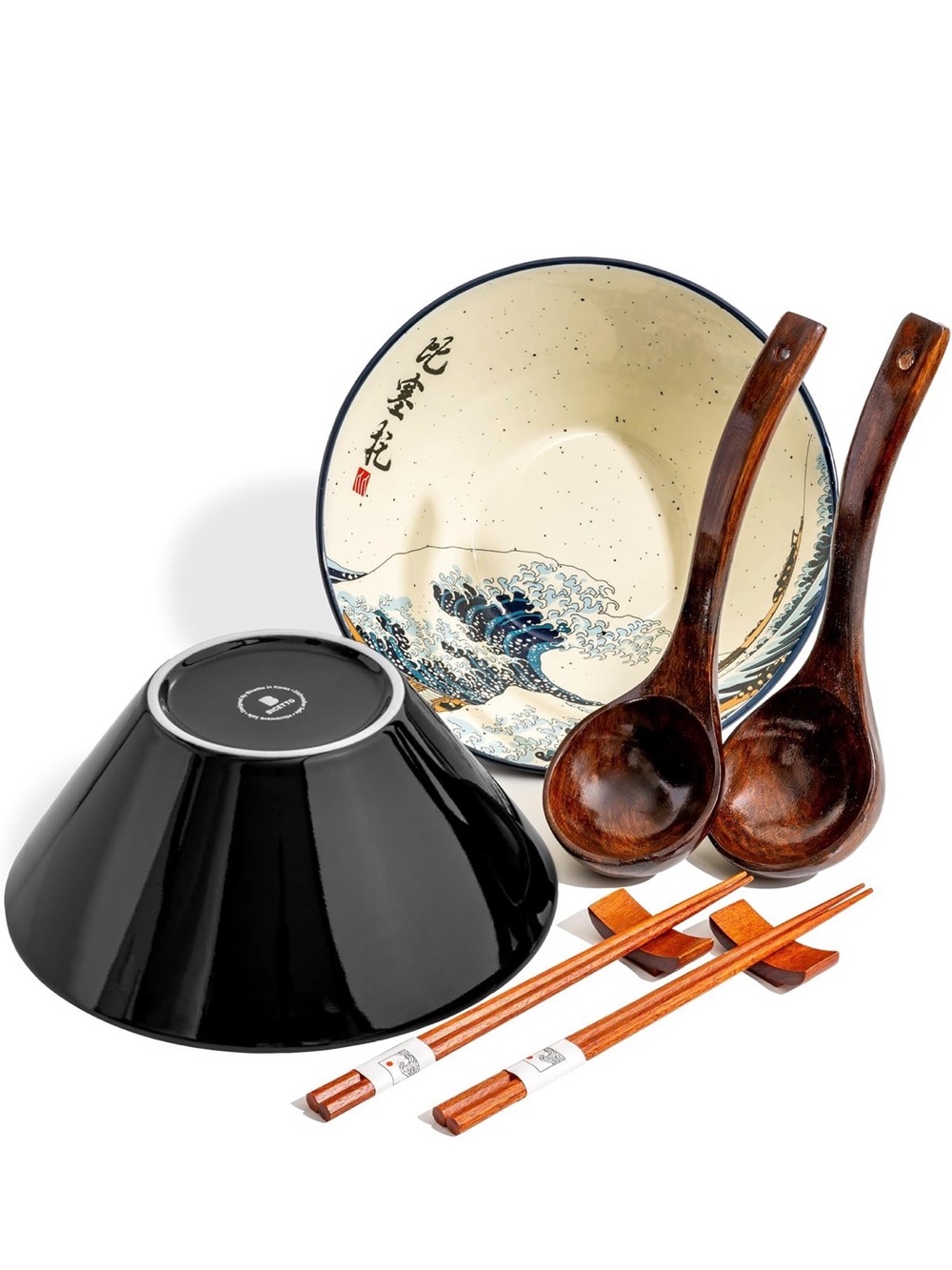 LARGE Bicetto Japanese Ramen Bowls 60oz